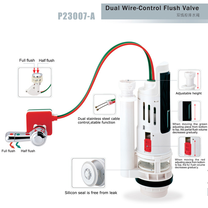 Dual Flush Water Saver– P23007-A
