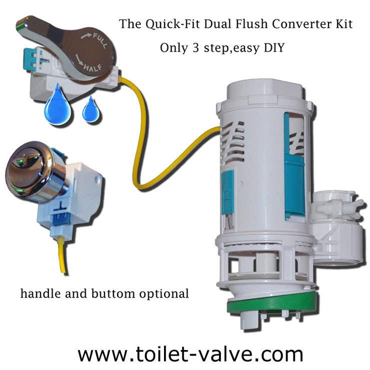 Quick-Fit Drop In Dual Flush Converter Kit B4210