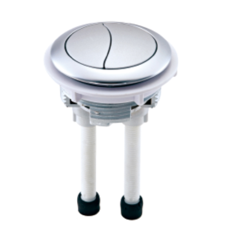 Round Dual Push Button For Toilet 48mm