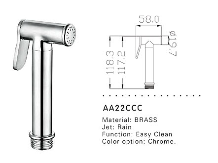 bidet shower head AA22CCC